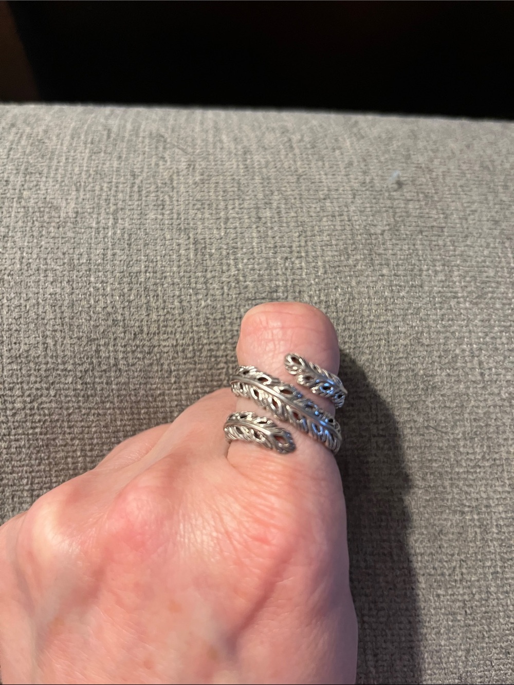 Studio Barse Silver Snake Coil Ring